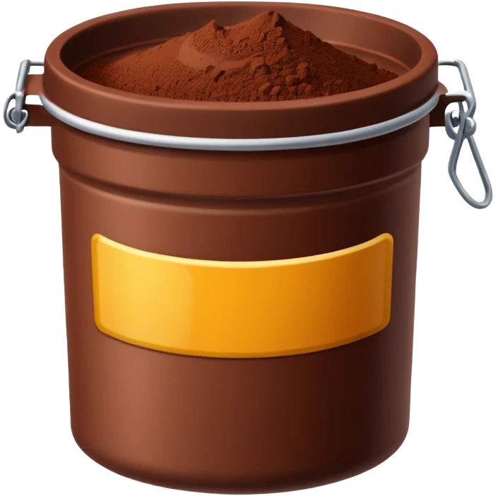 container of cocoa powder emoji