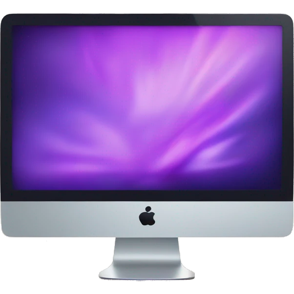 purple imac emoji