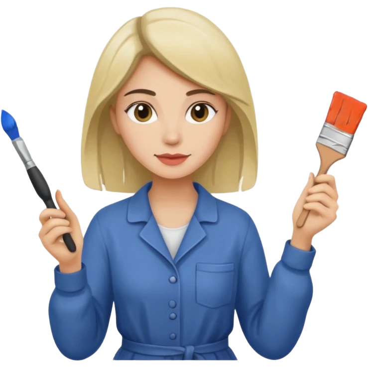 woman painter emoji