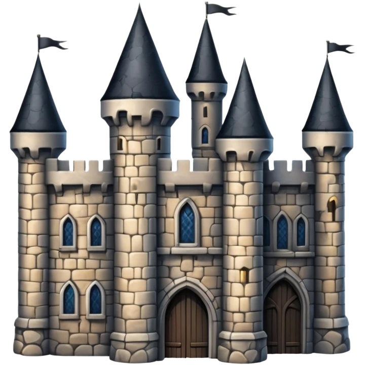 old castle emoji