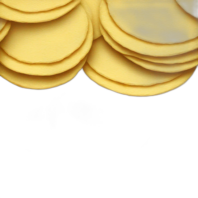 Stack of corn tortillas emoji