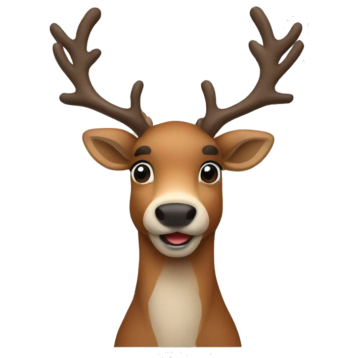 Reindeer emoji
