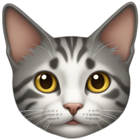 Shoked cat emoji