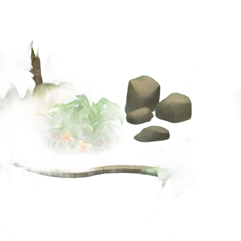 Tropical garden oasis  emoji