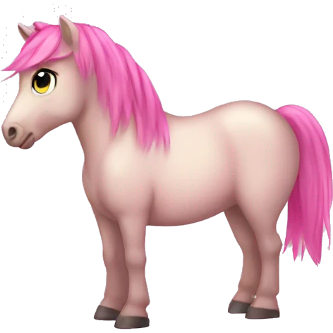 Pink pony emoji