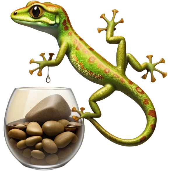 cinematic-gecko-realistic-full-body-climbing-emoji,-tiny-agile-frame-sticking-to-a-glass-surface-with-specialized-toes,-smooth-speckled-skin-in-rich-earthy-tones,-large-glistening-eyes-wide-and-watchful,-delicate-curved-tail-balancing-its-body,-tiny-mouth-hinting-at-an-adorable-smirk,-simplified-yet-realistic-focused-features,-highly-detailed,-glowing-with-a-subtle-warm-luminance emoji