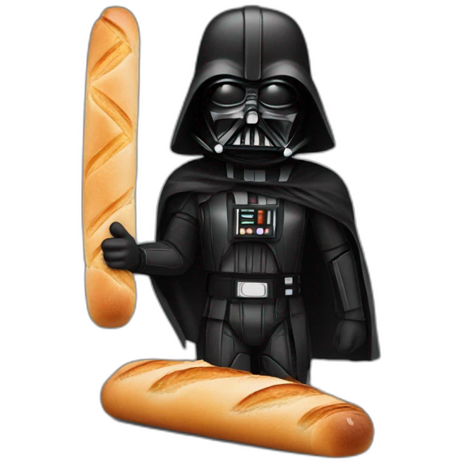 Dark vador avec baguette emoji