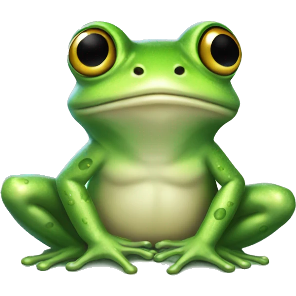 a fairy frog emoji