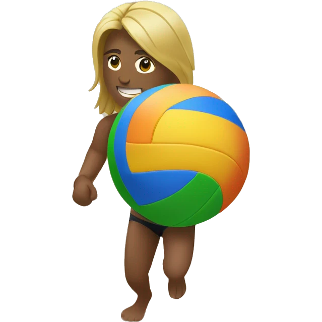 beach volleyball emoji