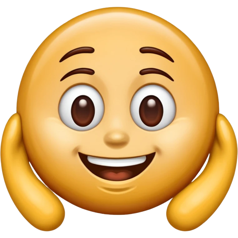 A happy m and m emoji