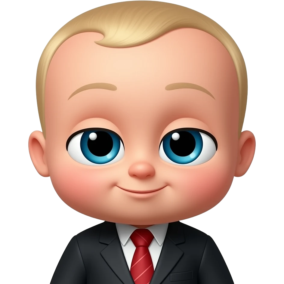 Boss baby as a adult emoji
