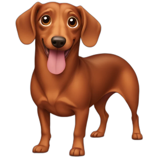 wiener dog heart emoji