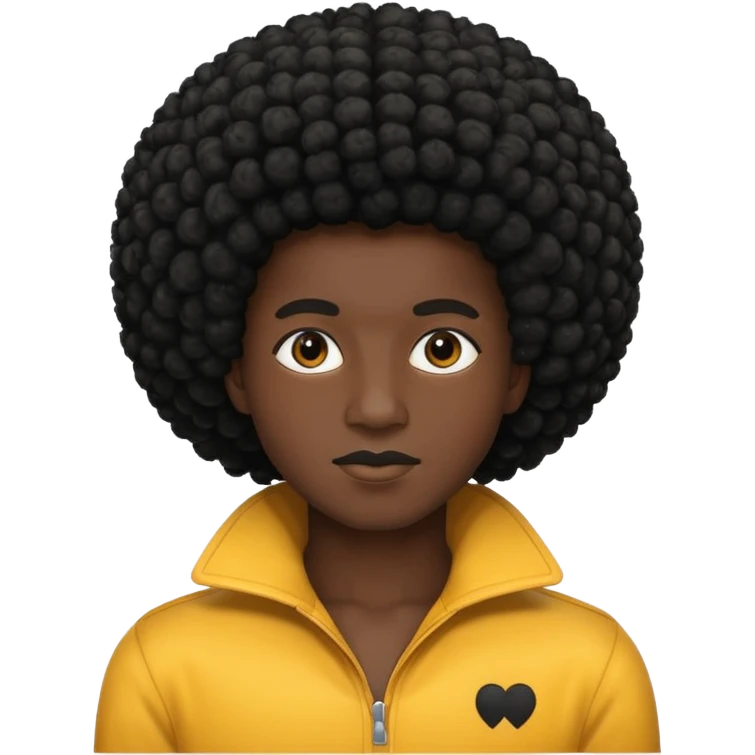 Afro emoji