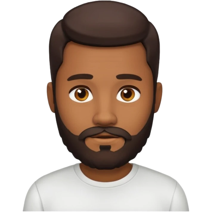 Hombre con barba emoji
