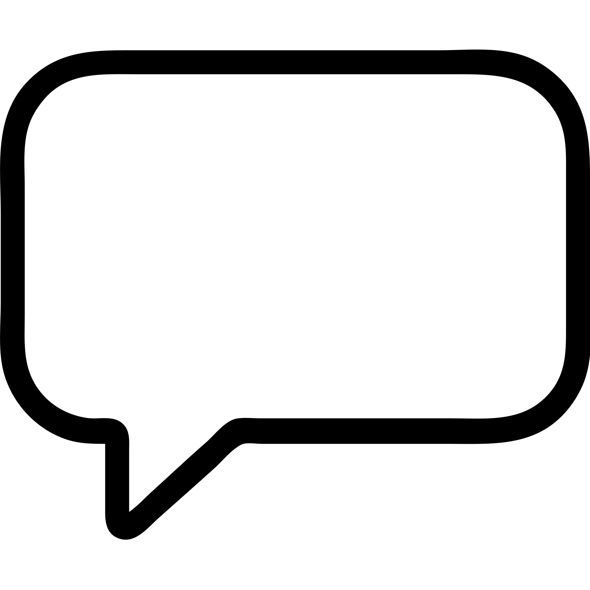 single black message bubble, simple, minimal, no text emoji