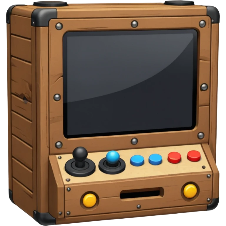 Pixel shooter cabinet emoji