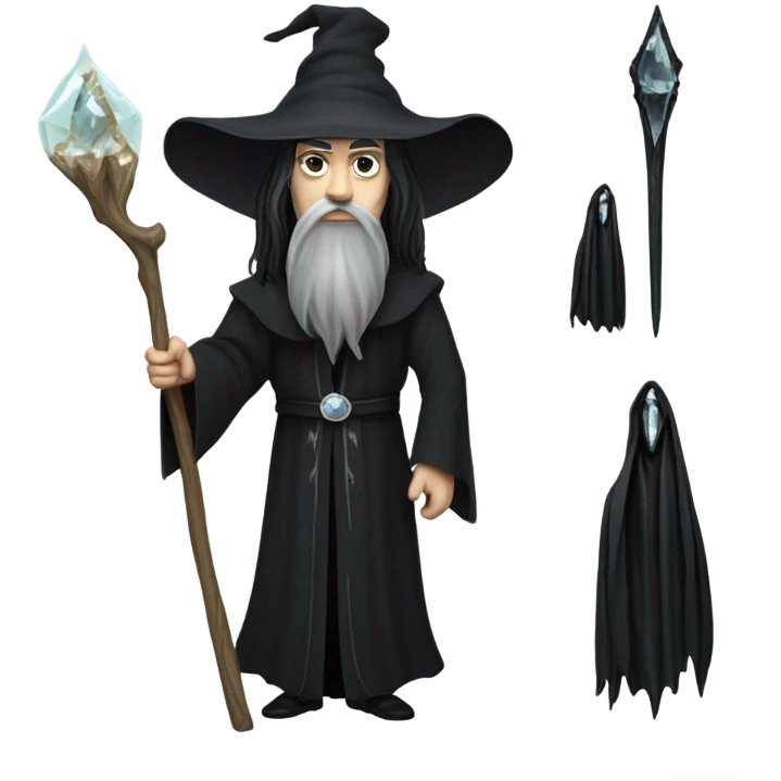 goth wizard emoji