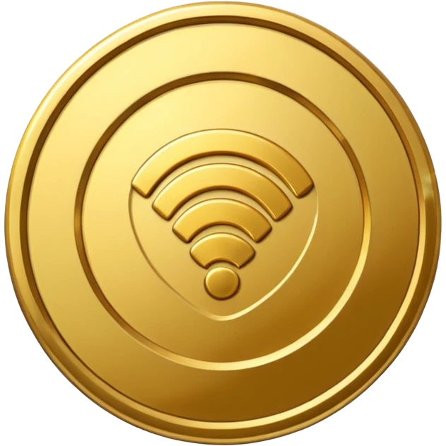 wifi money coin  emoji