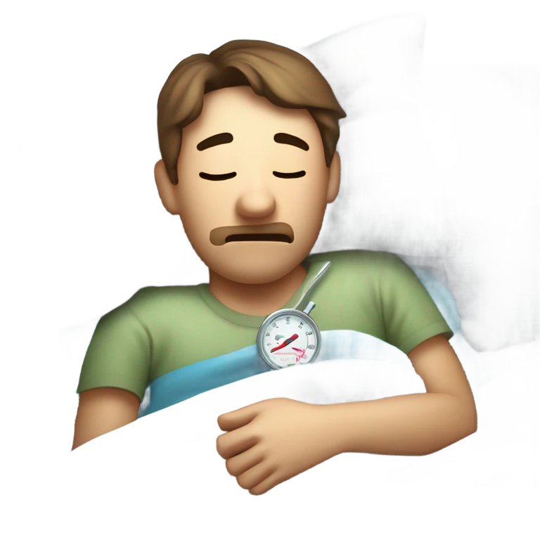 Sick with Covid emoji