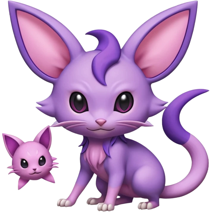 Rattata-Noibat-Skitty-Espeon-Fakemon-hybrid-creature (full body) emoji