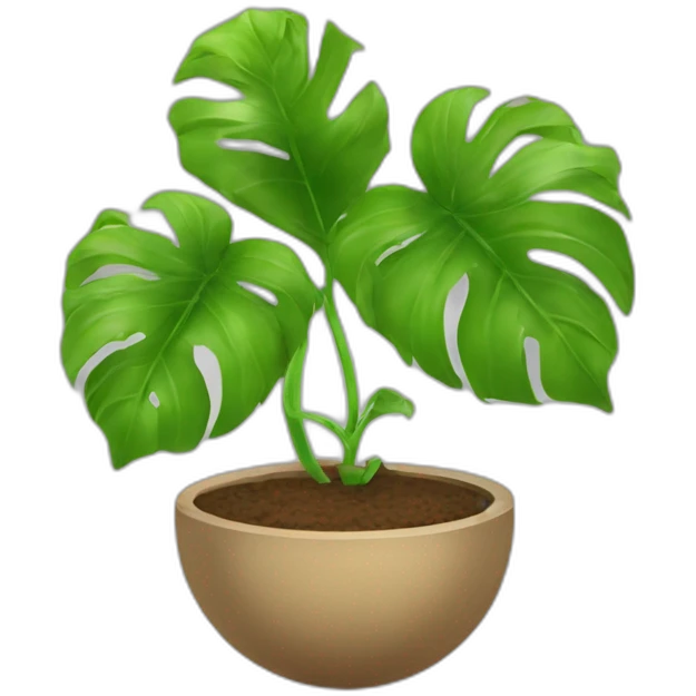 Une plante qui mange un ballon de foot emoji