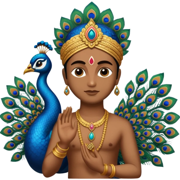 Murugan vel and peocock at back vel also with  emoji