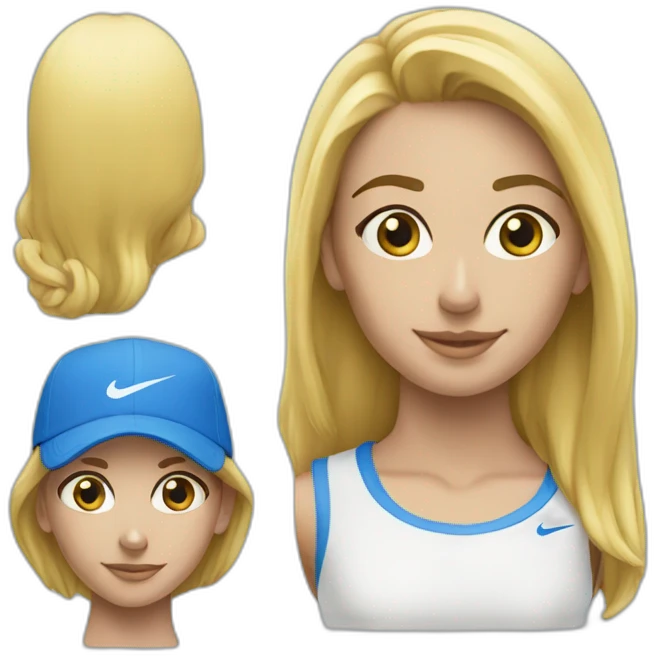 Nike bleu emoji