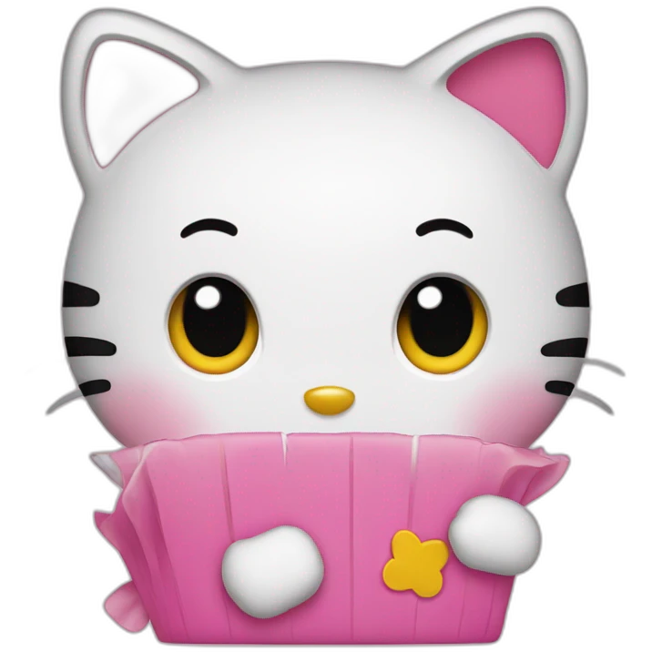 Hello kitty emoji