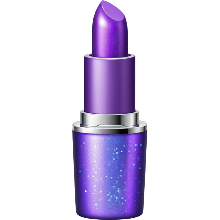 glitter purple lipstick emoji