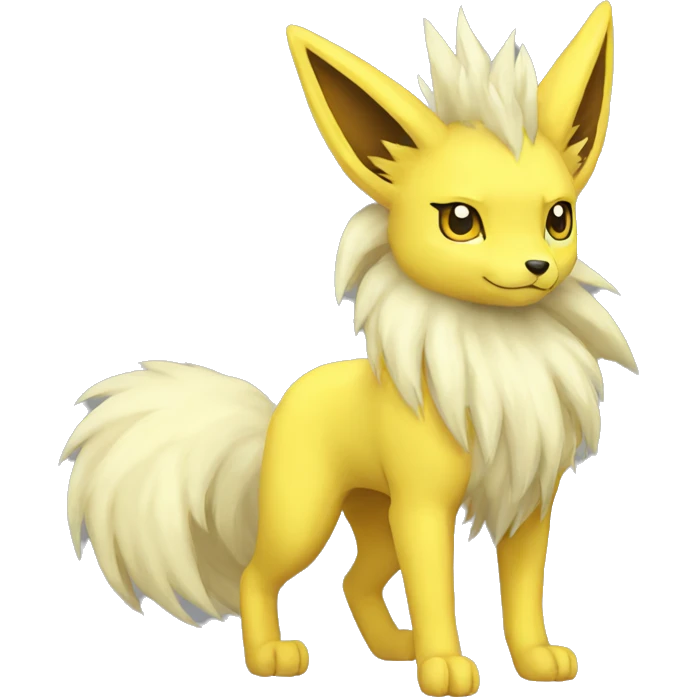 Ninetails-Jolteon full body emoji