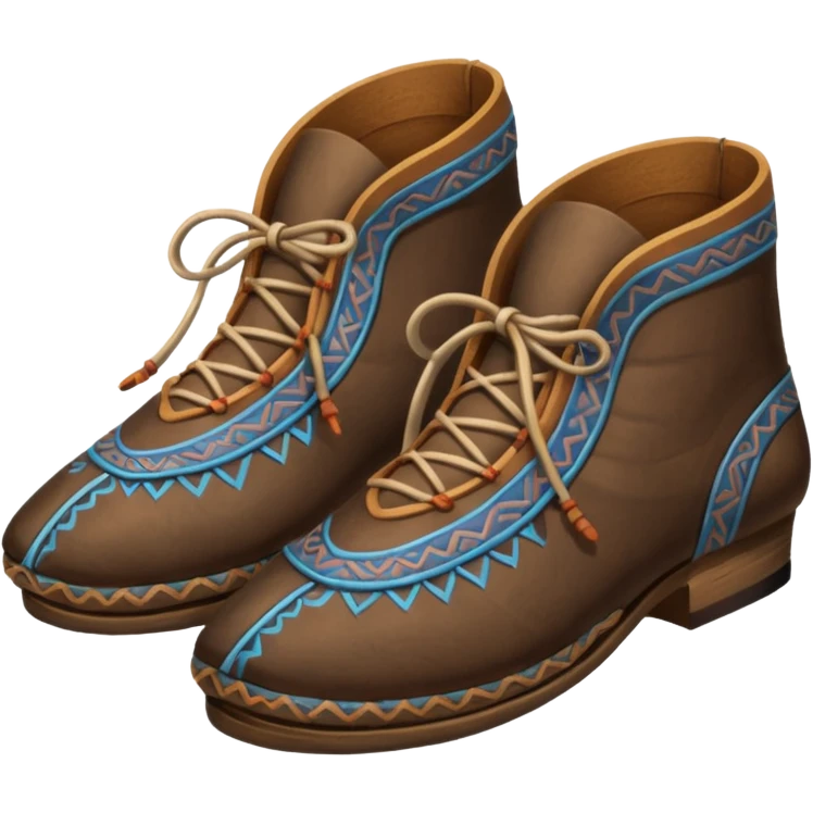 ancient mongolian shoes emoji