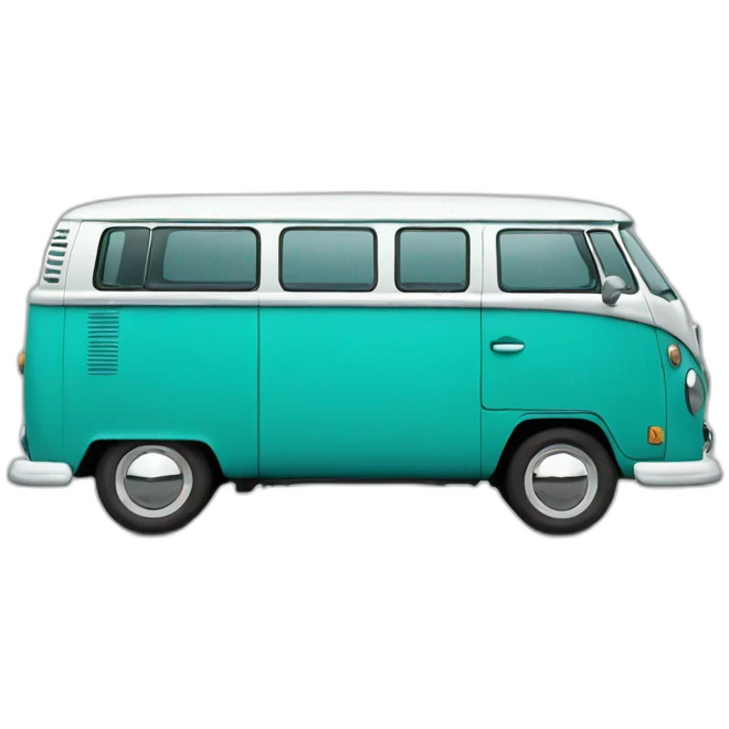 turquoise volkswagen bulli emoji