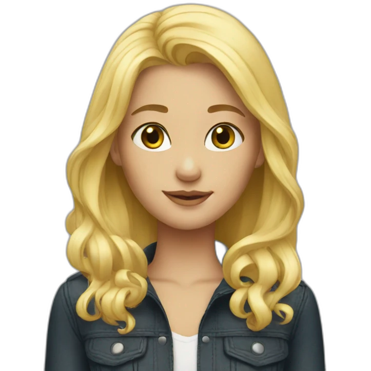 Blonde girls emoji