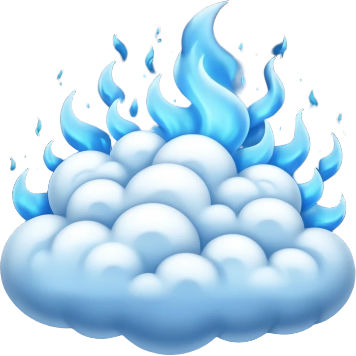 blue fire emoji