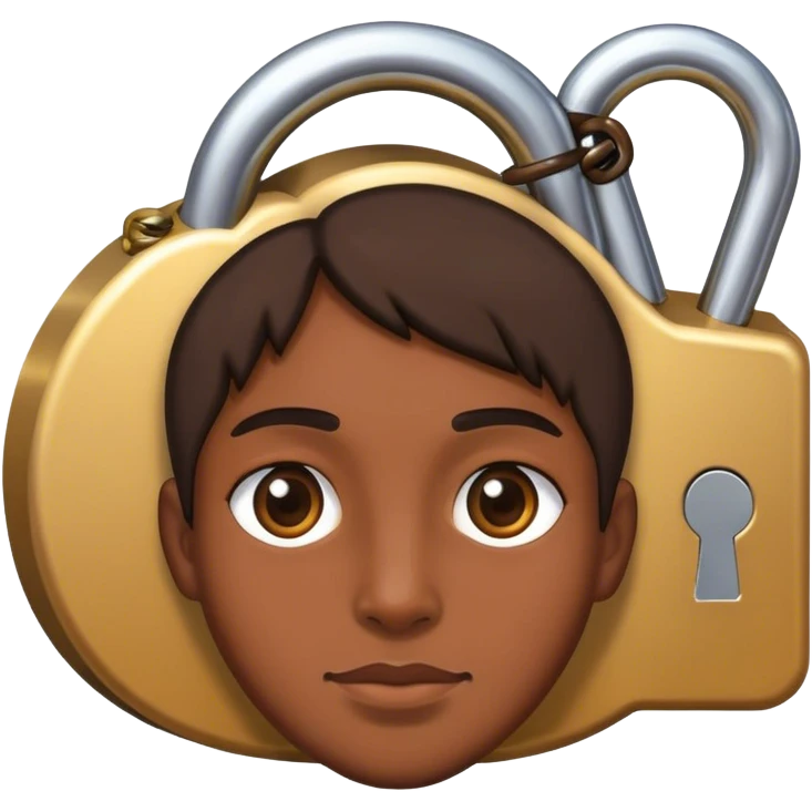 lock in human emoji