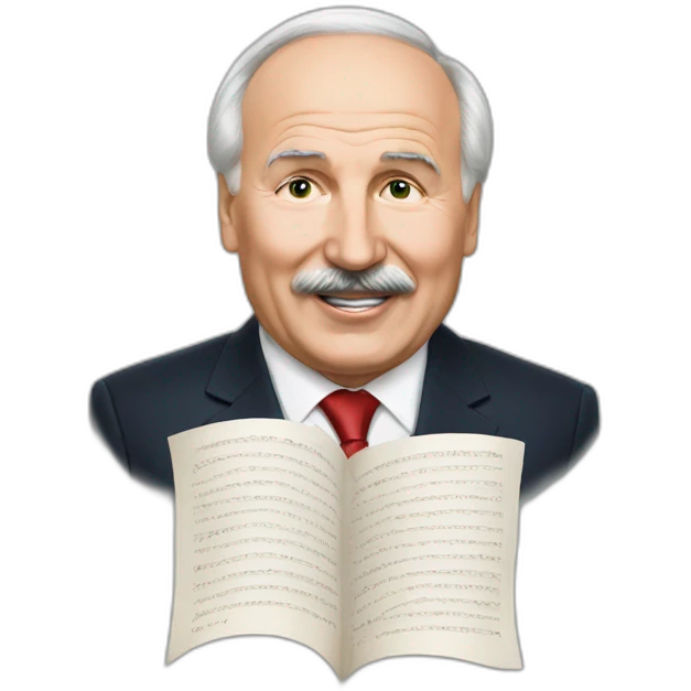 Lukashenko sing song emoji