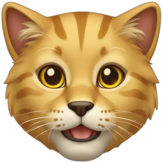 Golden cat emoji