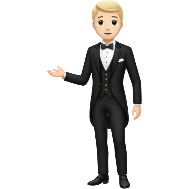groom standing on foot emoji