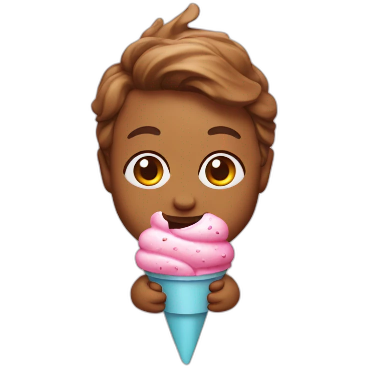 eat icecream emoji