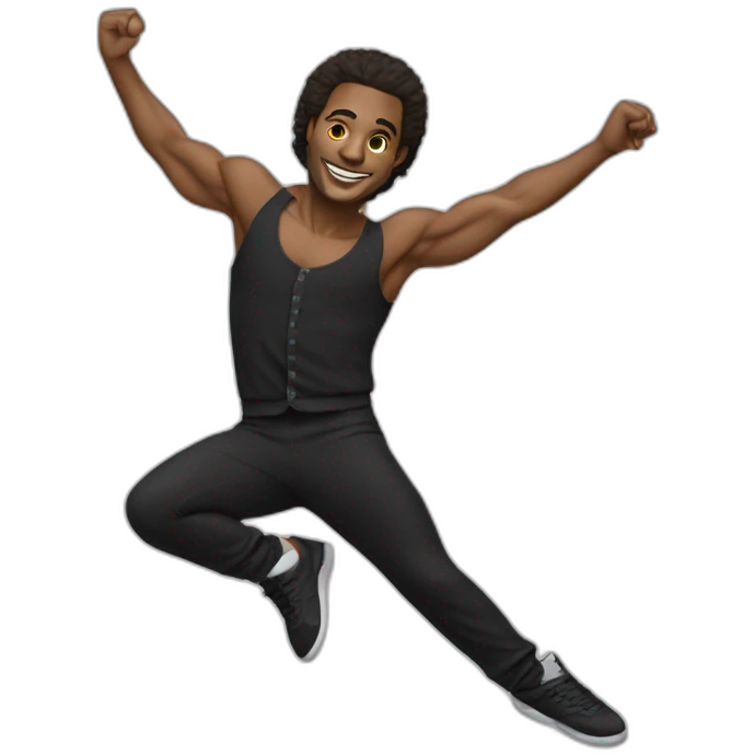 Michel Jordan en train de danser emoji