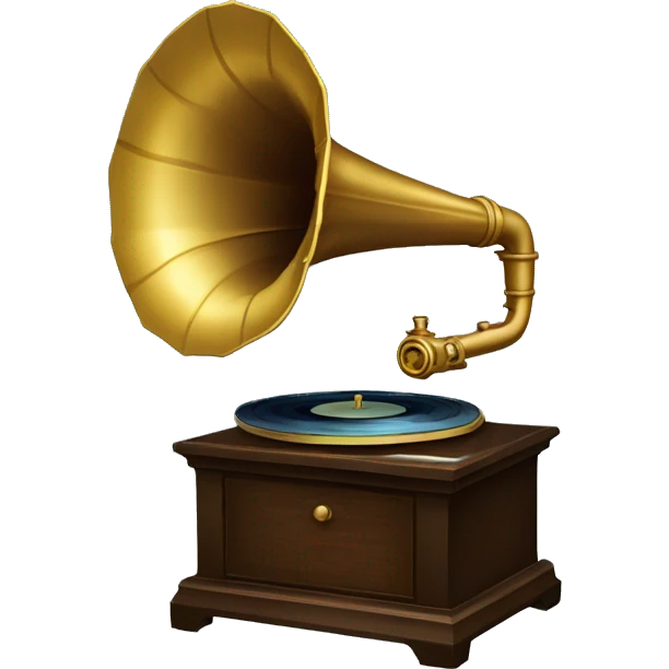 gemofon (gem like gramophone) emoji