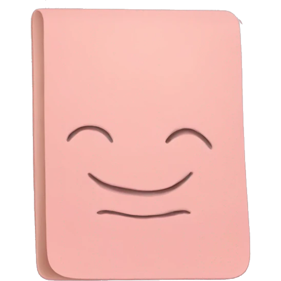 Light pink notepad emoji