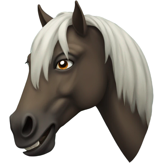 evil horse emoji