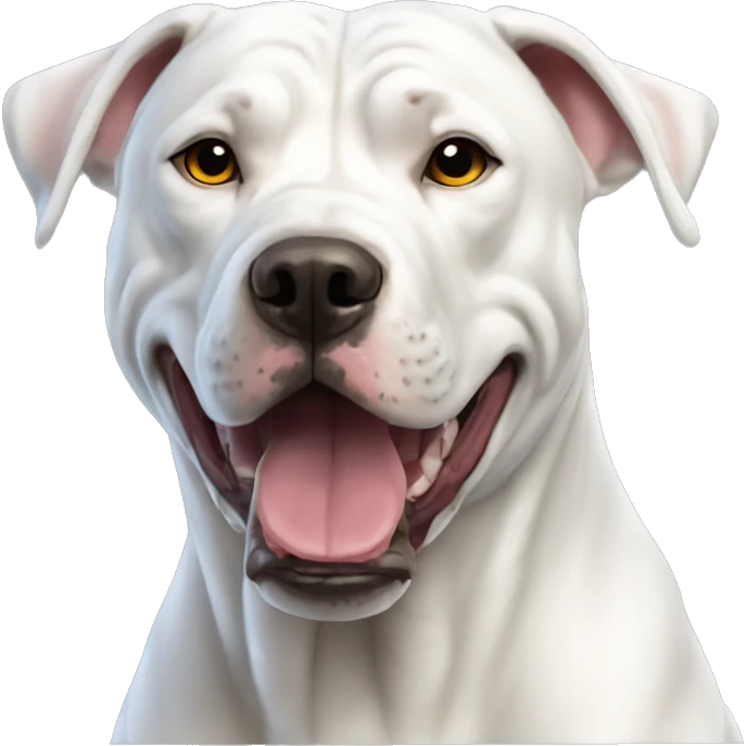 Dogo Argentino Dog Breed Full Body emoji