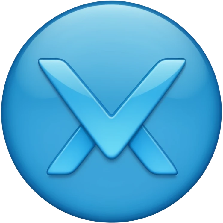 синия Галочка emoji