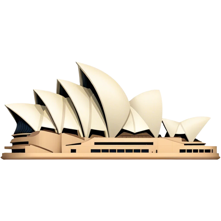 sydney opera house, no frame emoji