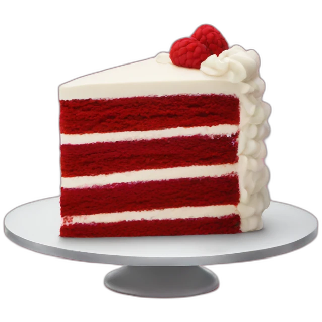 red velvet cake emoji