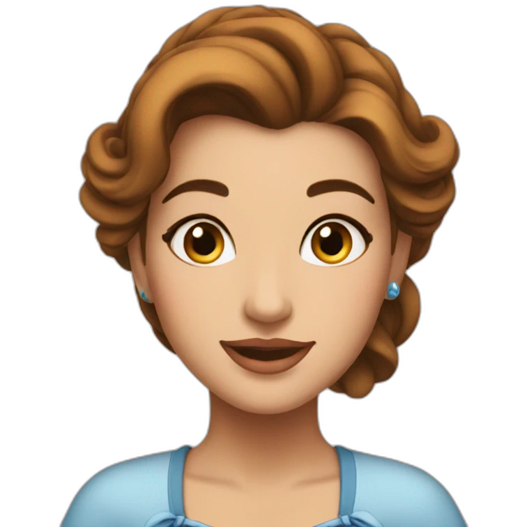 Beautyful belle emoji
