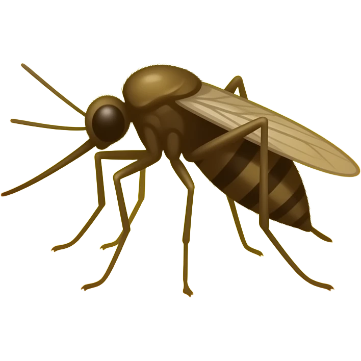 Mosquito en ambar emoji