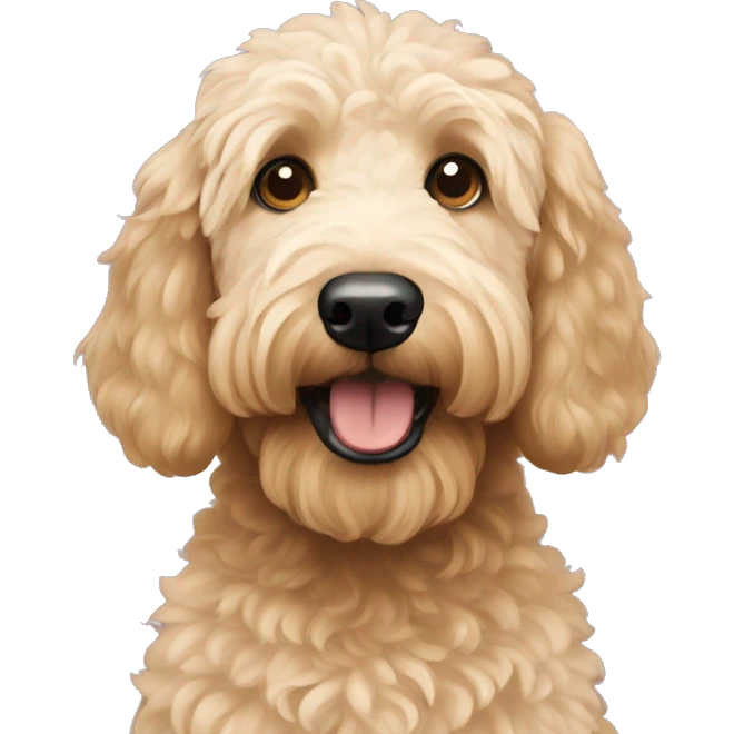 Goldendoodle emoji